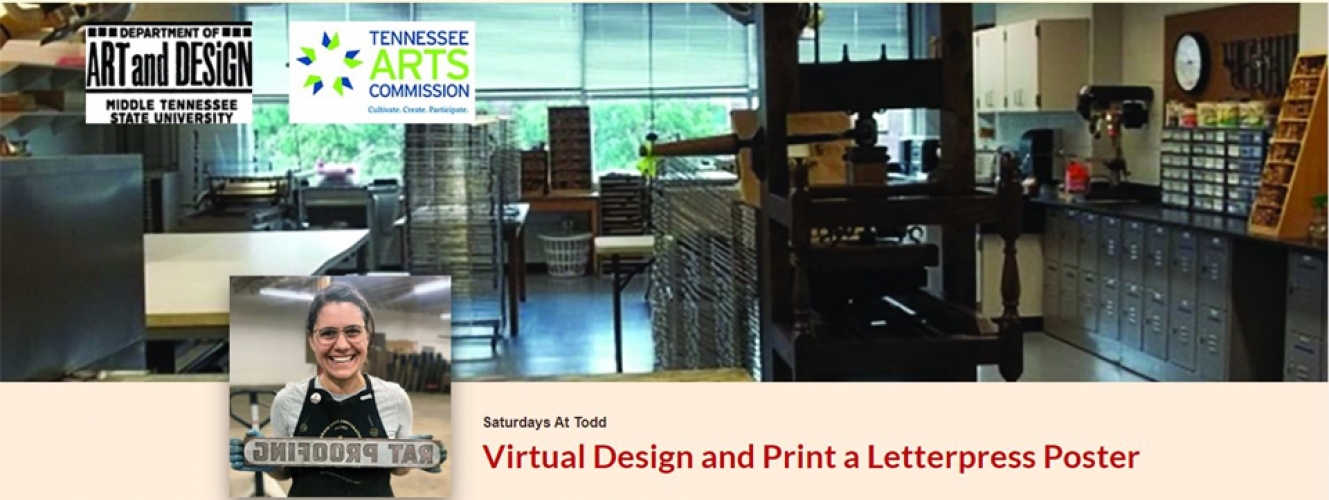 Design and Print a Letterpress Poster via Zoom