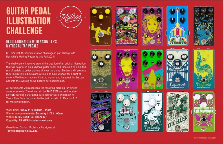 Guitar Pedal Illustration Challenge