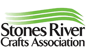 Black and green logo for Stones River Crafts Association on a white background